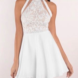 Tobi white skater dress